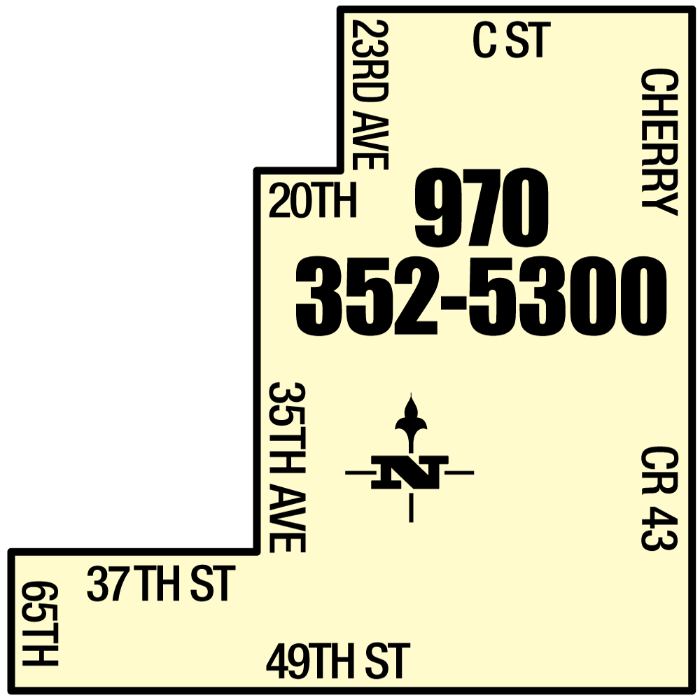 Greeley Deliver Map 11th Ave